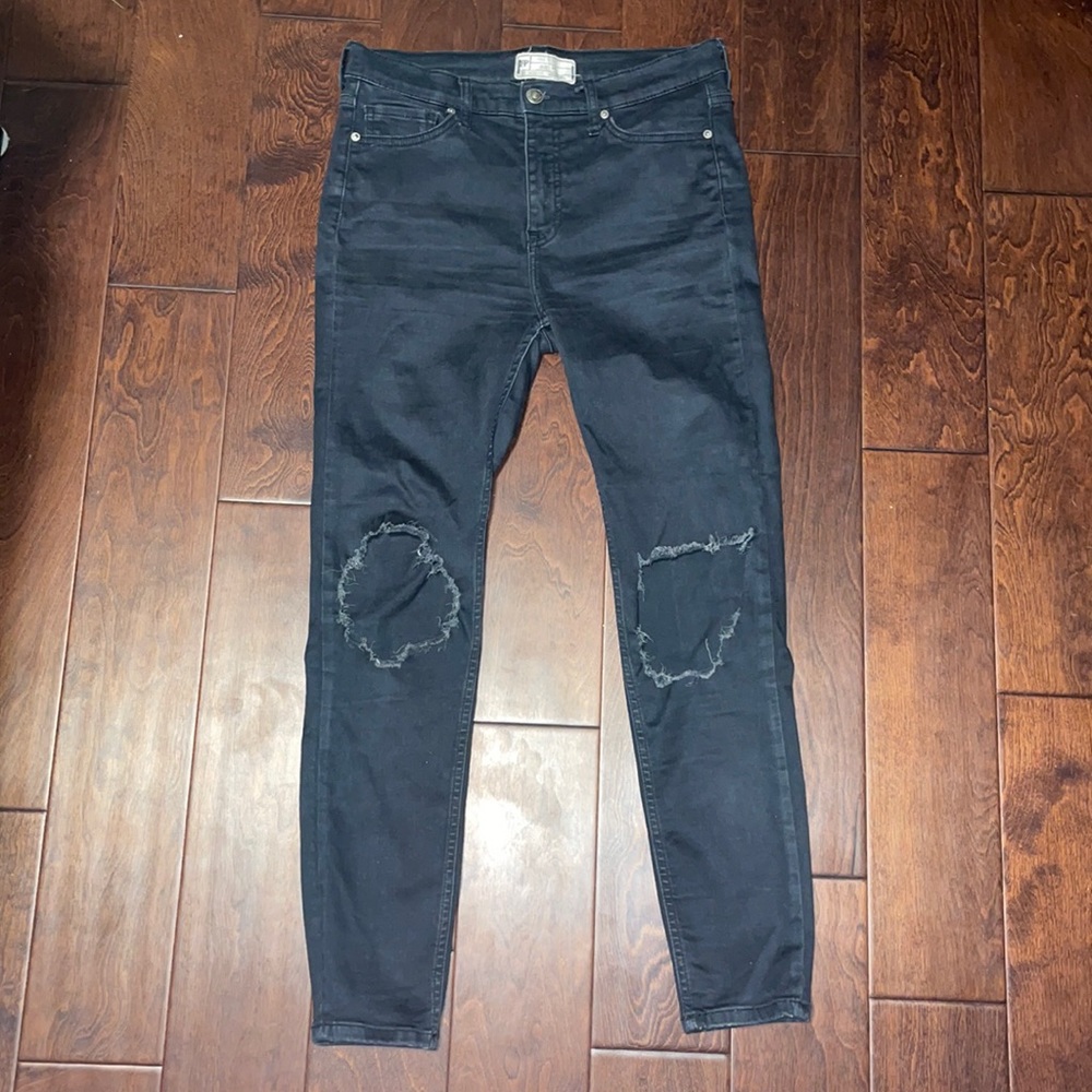 FREE PEOPLE High Rise Busted Skinny Jean